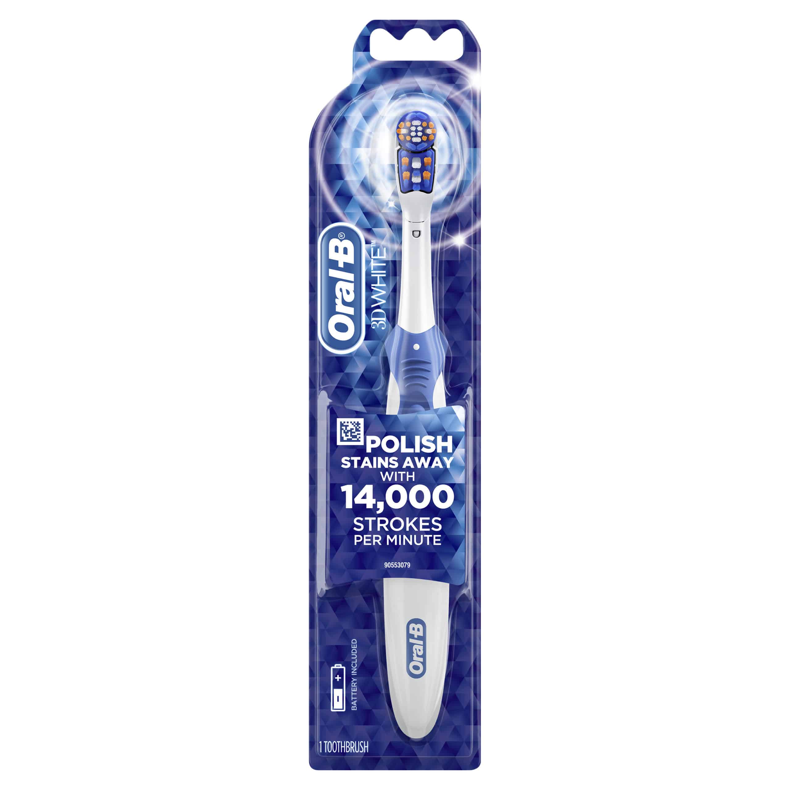 Oral-B 3D White Electric Toothbrush, Battery Power
