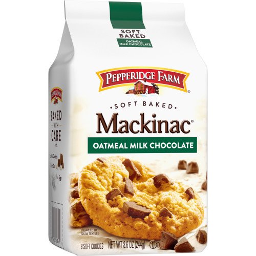 Pepperidge Farm Mackinac Oatmeal Milk Chocolate Cookies, 8.6 oz.