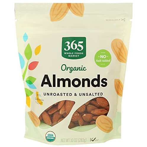 365 by WFM, Almonds Organic, 10 Ounce