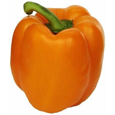 Pepper Bell Orange Organic Whole Trade Guarantee, 1 Each