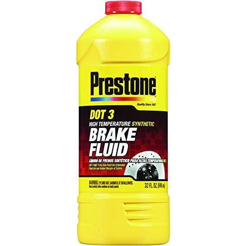 Prestone DOT 3 Brake Fluid 32oz Case (12)