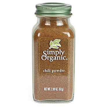 Simply Organic Chili Powder, Certified Organic, 2.89 oz