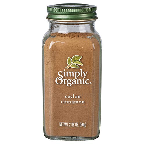 Simply Organic Ground Ceylon Cinnamon, Certified Organic, Vegan, 2.08 oz