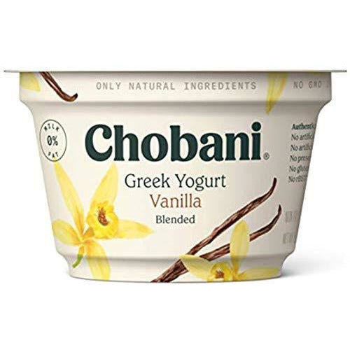 Chobani Non-Fat Greek Yogurt, Vanilla Blended 5.3oz