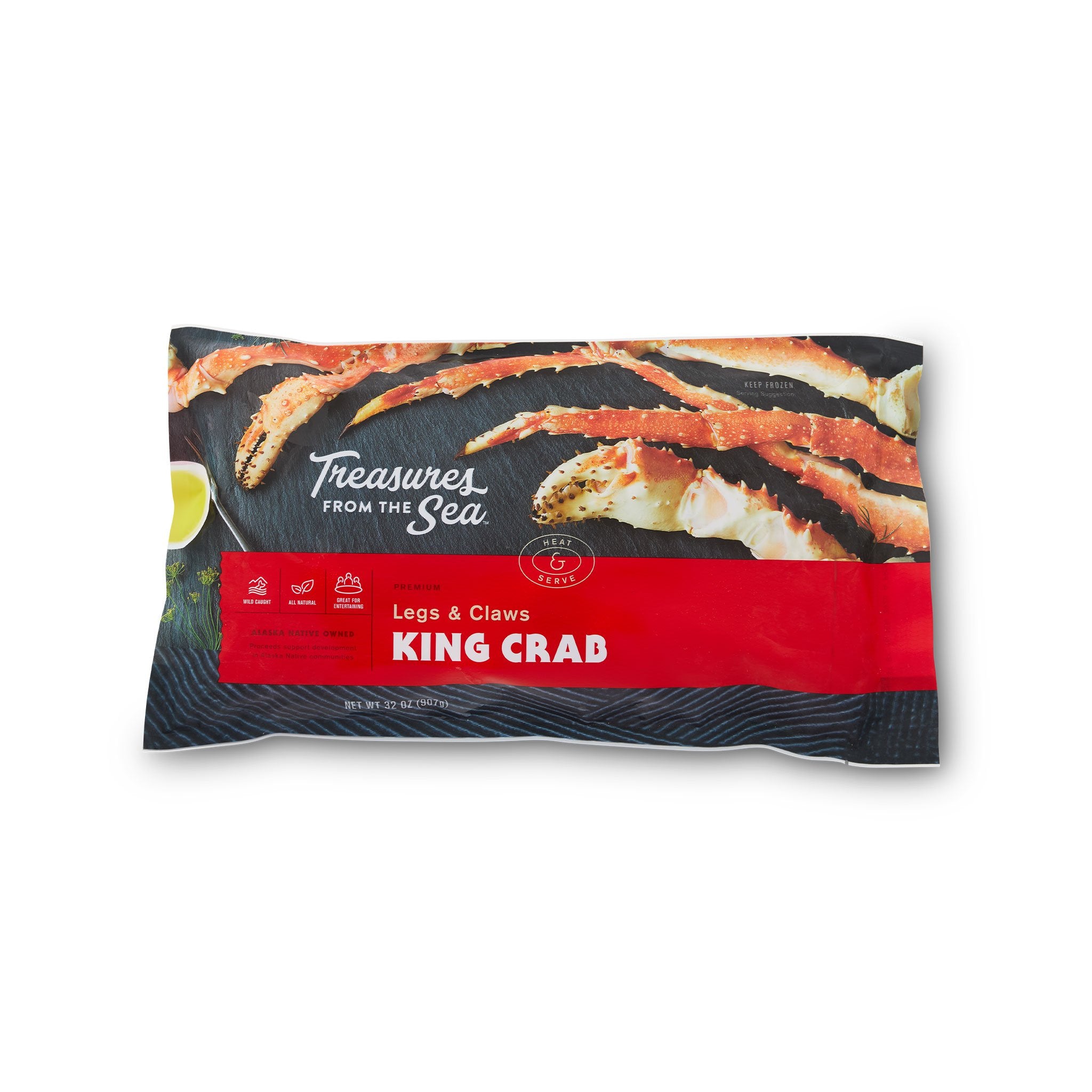 KING CRAB LEGS AND CLAWS (2-8 PC)