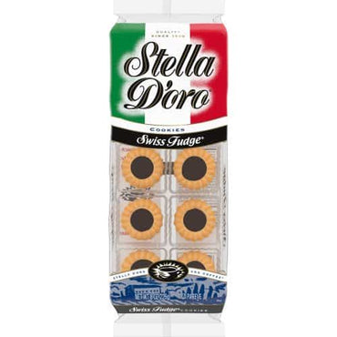 Stella D'oro Cookies, Swiss Fudge, 8 Oz