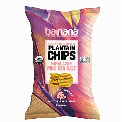 Barnana Organic Plantain Chips - Himalayan Pink Salt - 5oz