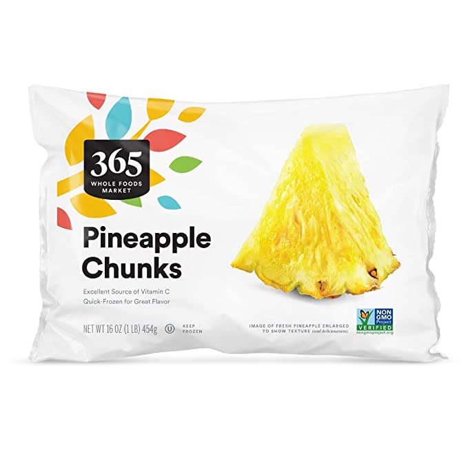 Pineapple Chunks, 16 oz, (Frozen)