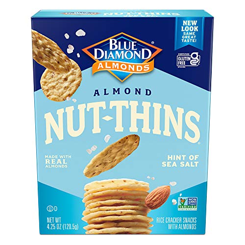 Nut Thins Cracker Crisps, Hint of Sea Salt, 4.25 oz Box