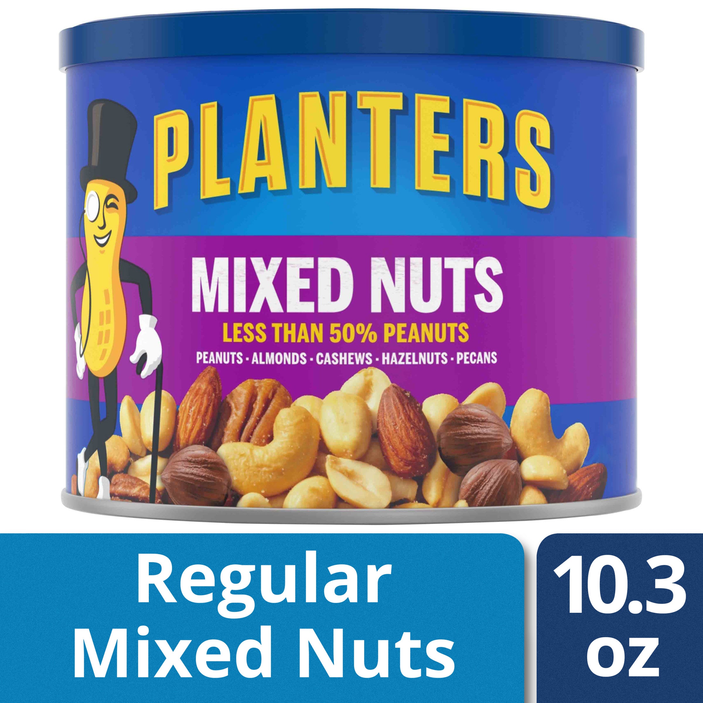 Planters Mixed Nuts, 10.3 oz Canister