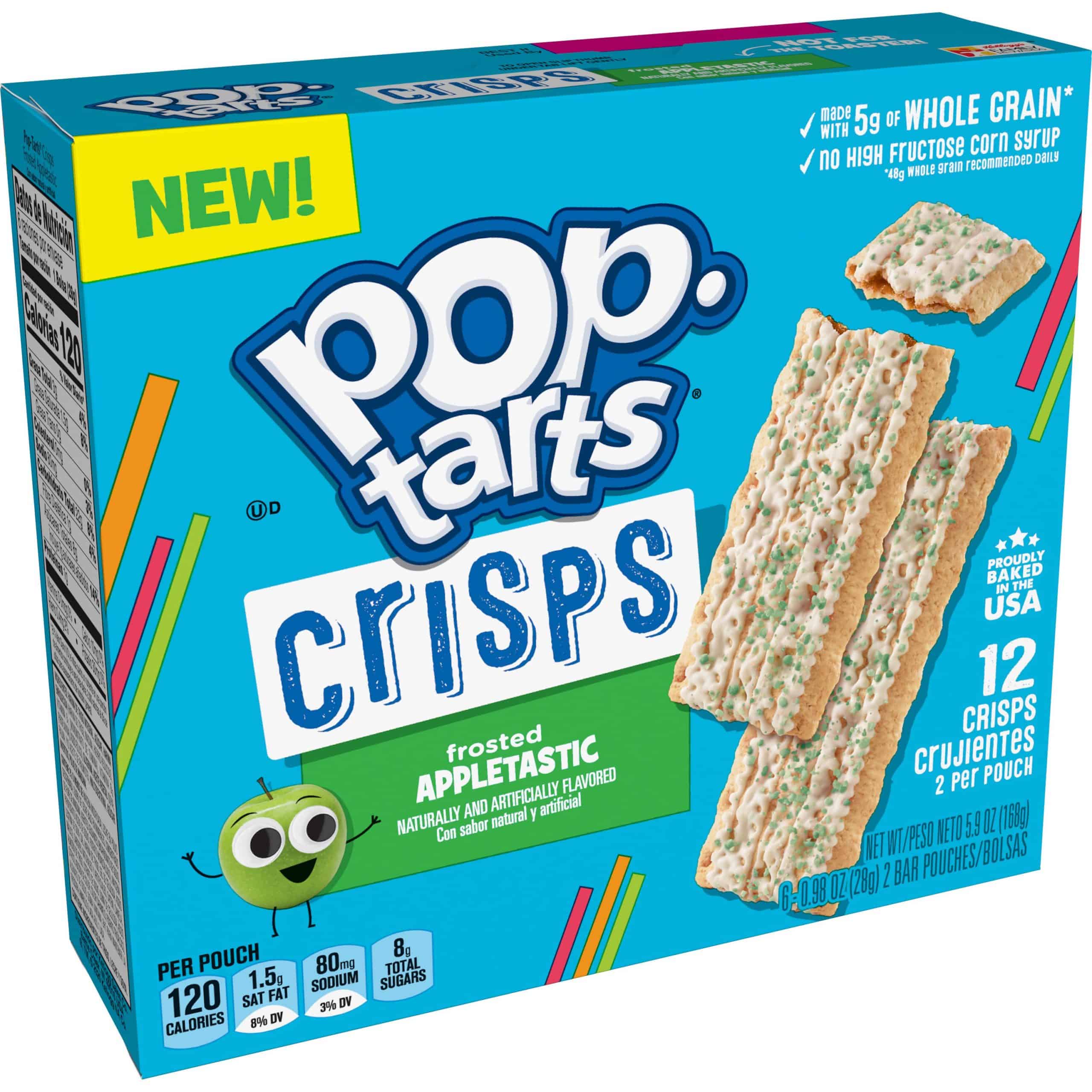 Pop-Tarts, Crisps, Frosted Appletastic, 12 Ct, 5.9 Oz