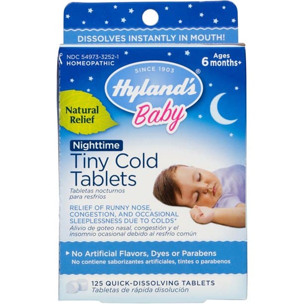 Hyland's Baby Nighttime Tiny Cold Tablets