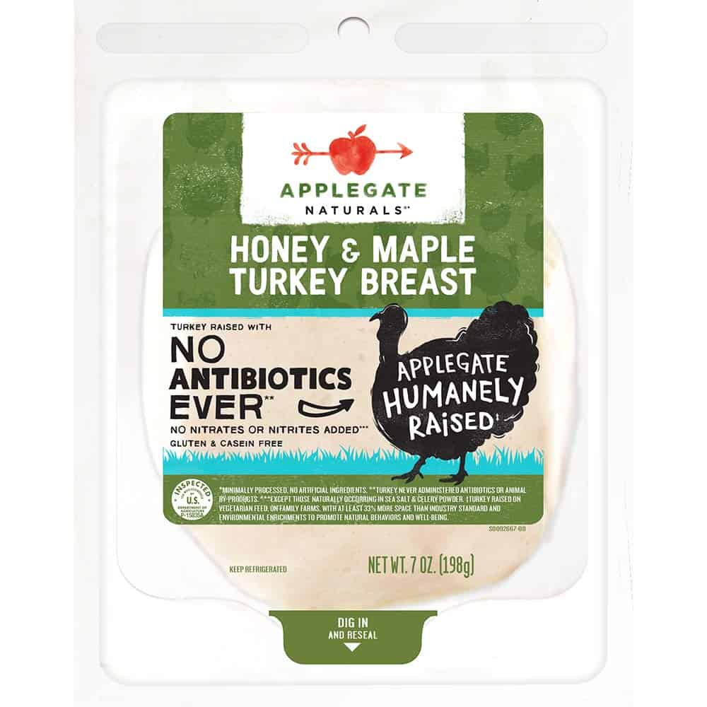 Applegate, Natural Honey & Maple Turkey Breast, 7oz