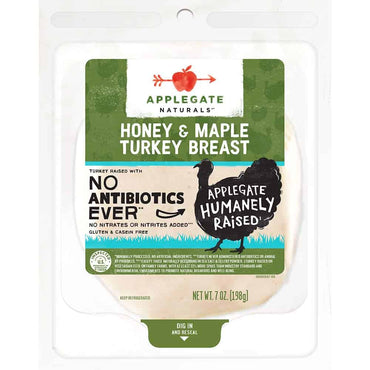 Applegate, Natural Honey &amp; Maple Turkey Breast, 7oz