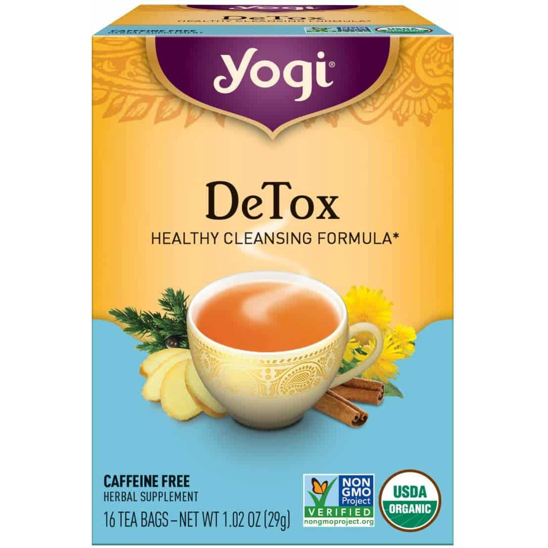 Yogi Tea, DeTox, 16 Count