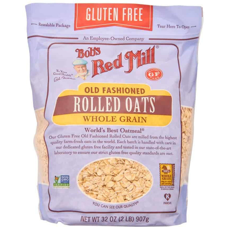 Bob's Red Mill Gluten Free Old Fashion Rolled Oats 32 Oz. – Oasis