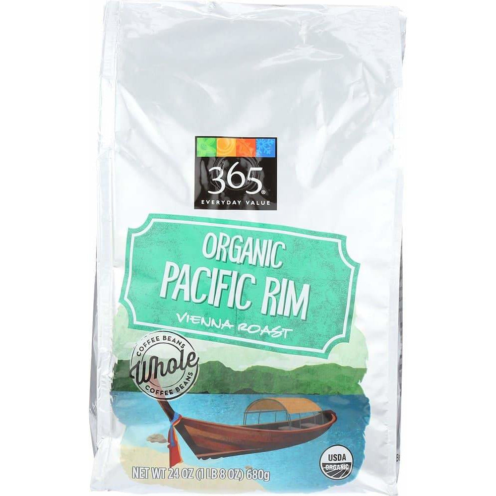Organic Pacific Rim Coffee, 24 oz (Whole Coffee Beans)