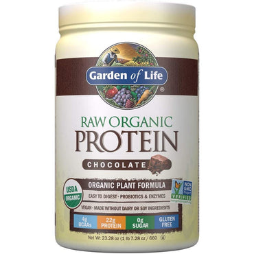Garden of Life Raw Organic Protein Chocolate Powder, 20 Servings