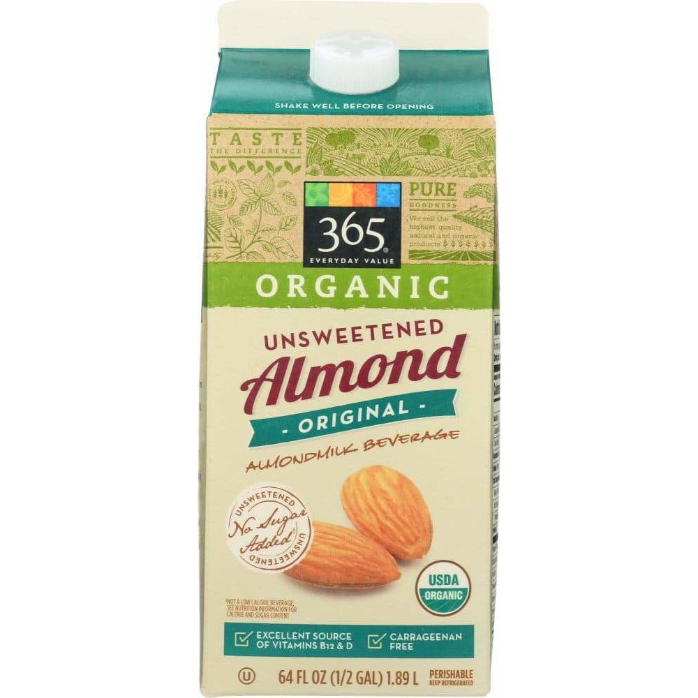 Organic Almond Milk Unsweetened, 64 fl oz
