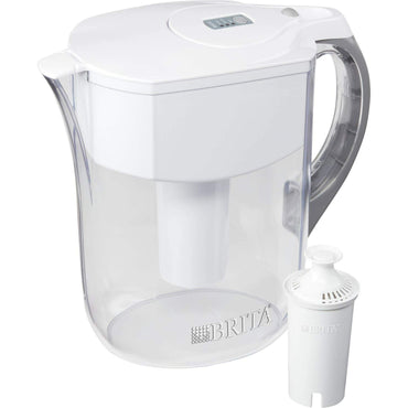 Brita Water Filter Pitchers, Large 10 Cup, White