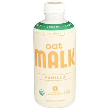 MALK Organic Unsweetned Vanilla Oat Malk, 28 FZ