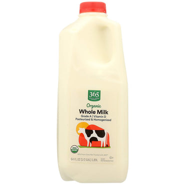 Organic Grade A Milk, Whole, 64 Fl Oz
