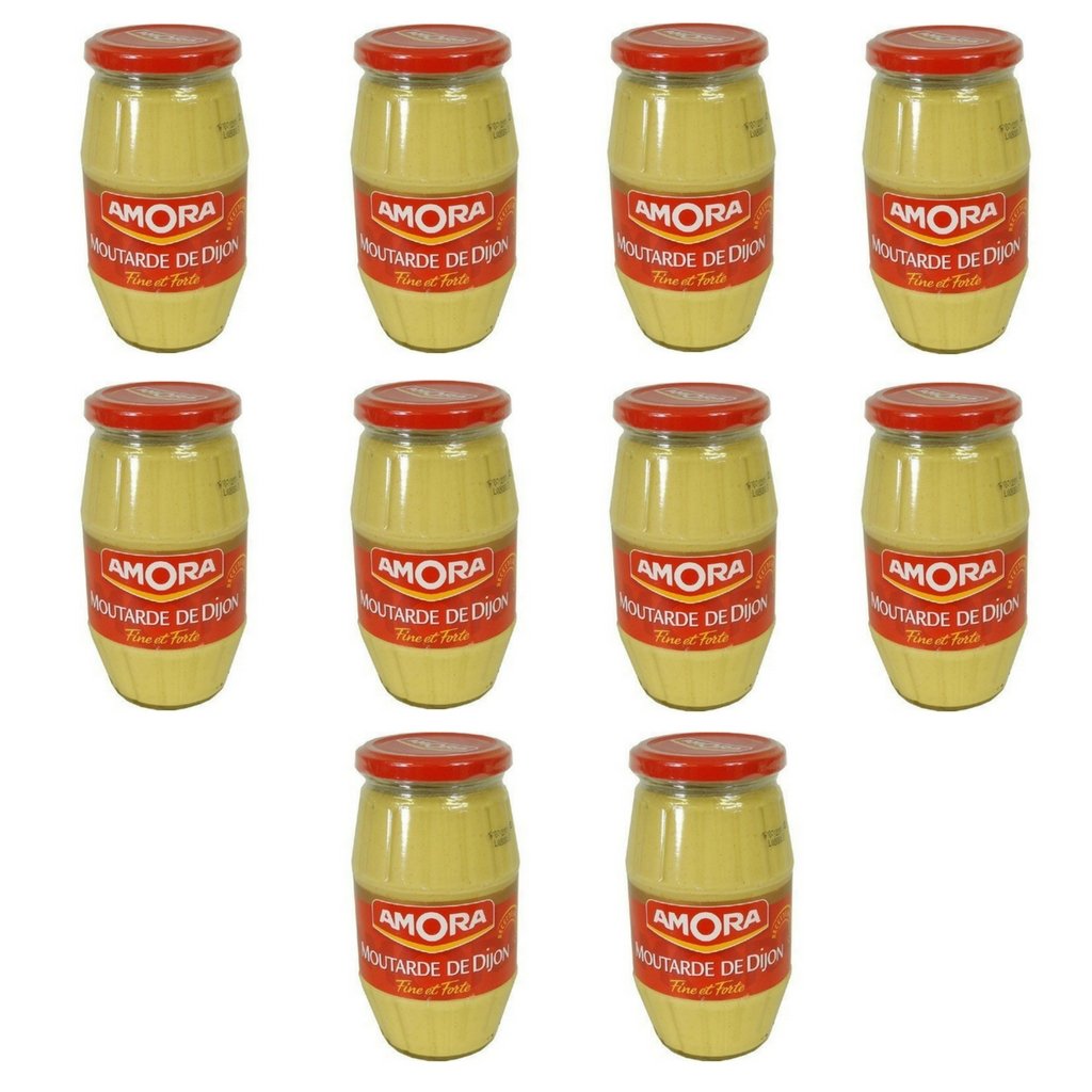 Amora Dijon Mustard Pack of 10 Large Jar