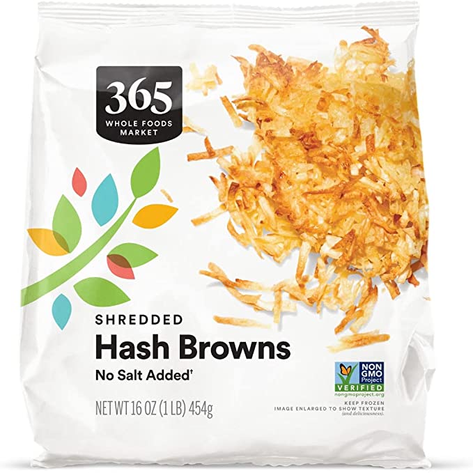 Oasis Fresh 365 by Whole Foods Market, Potatoes Hashbrowns Shredded, 16 Ounce