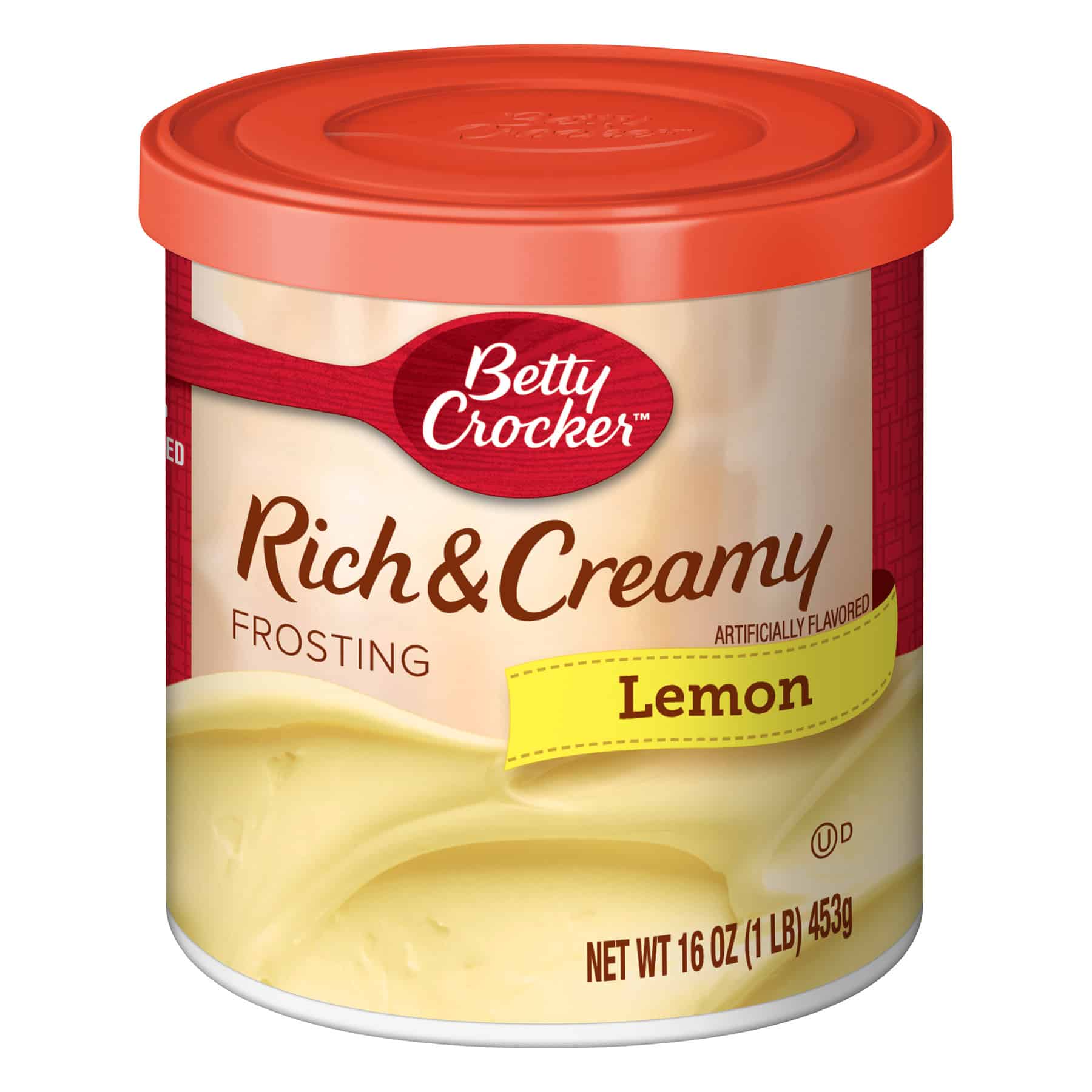 (4 Pack) Betty Crocker Rich and Creamy Lemon Frosting, 16 oz