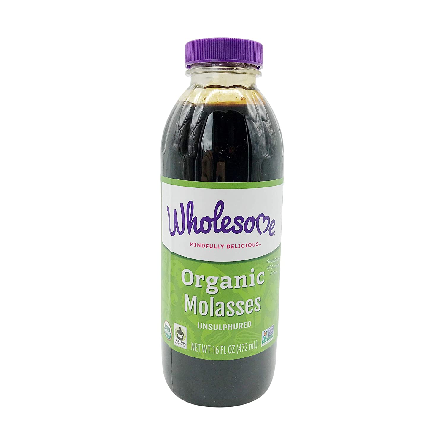 Wholesome Sweeteners Organic Blackstrap Molasses Unsulphured 16oz