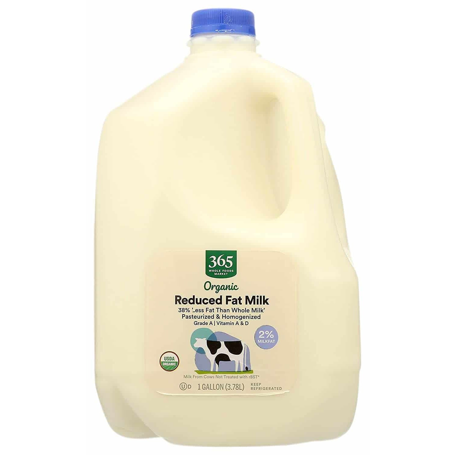 Organic 2% Fat Milk, 128 oz (Packaging May Vary)
