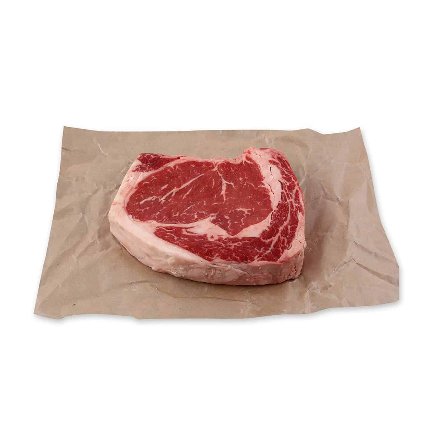 Beef Ribeye Steak Boneless Australian Grass Fed Organic Step 4 Per Lb.