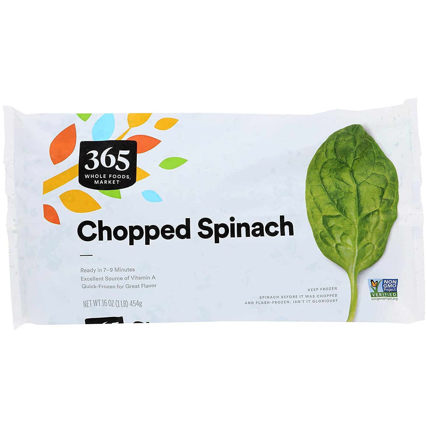 Frozen Vegetables, Chopped Spinach 16oz