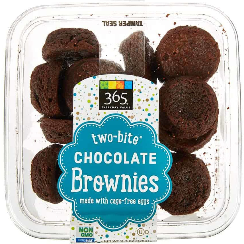 Two-bite Chocolate Brownies, 11.3 oz
