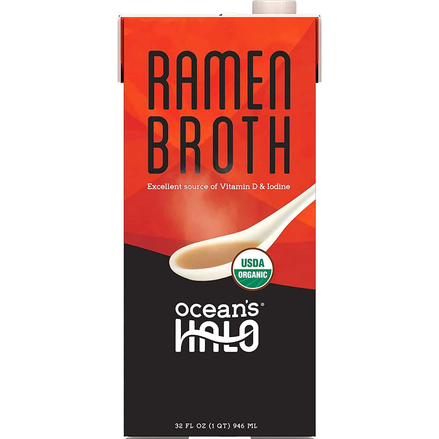 Oceans Halo, Broth Ramen Organic, 32 Fl Oz