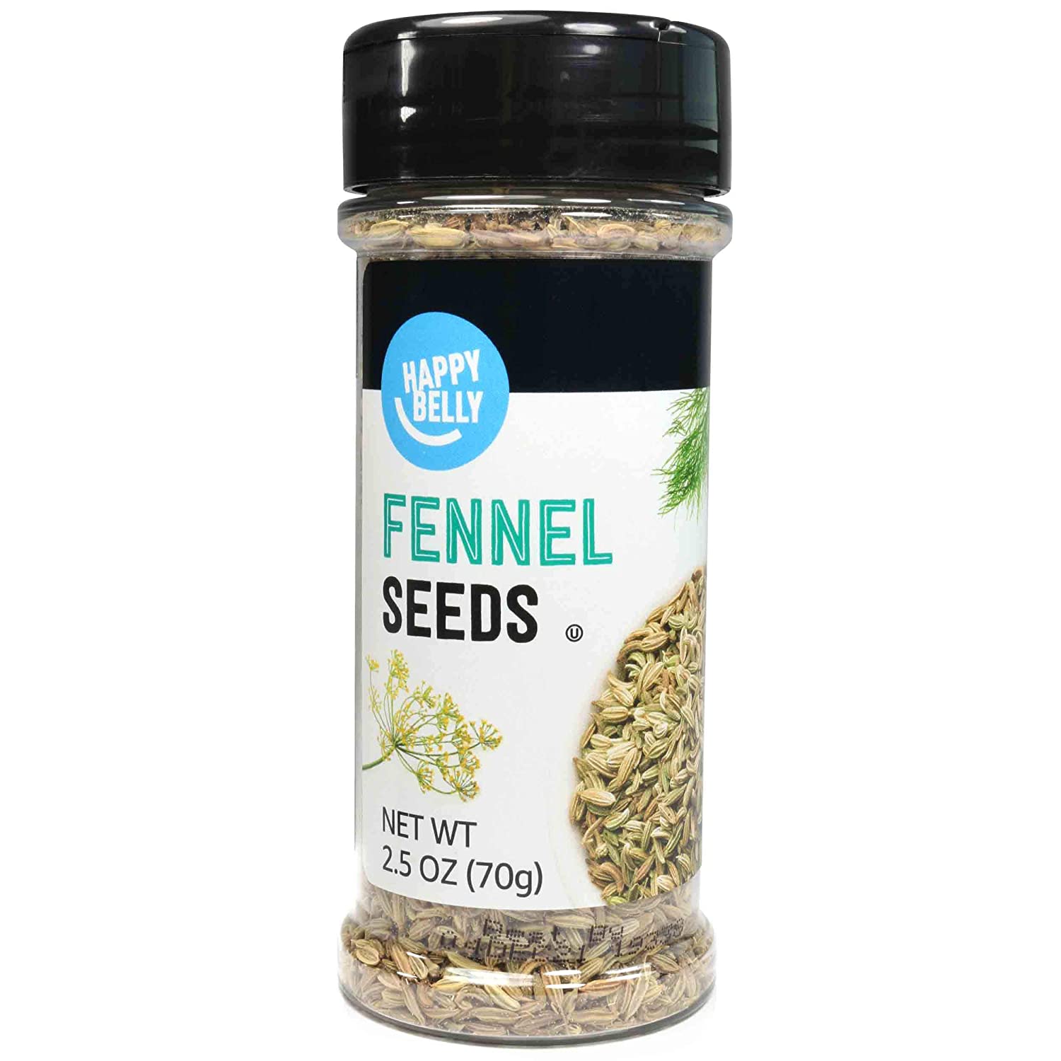 Amazon Brand - Happy Belly Fennel Seeds, 2.5 oz