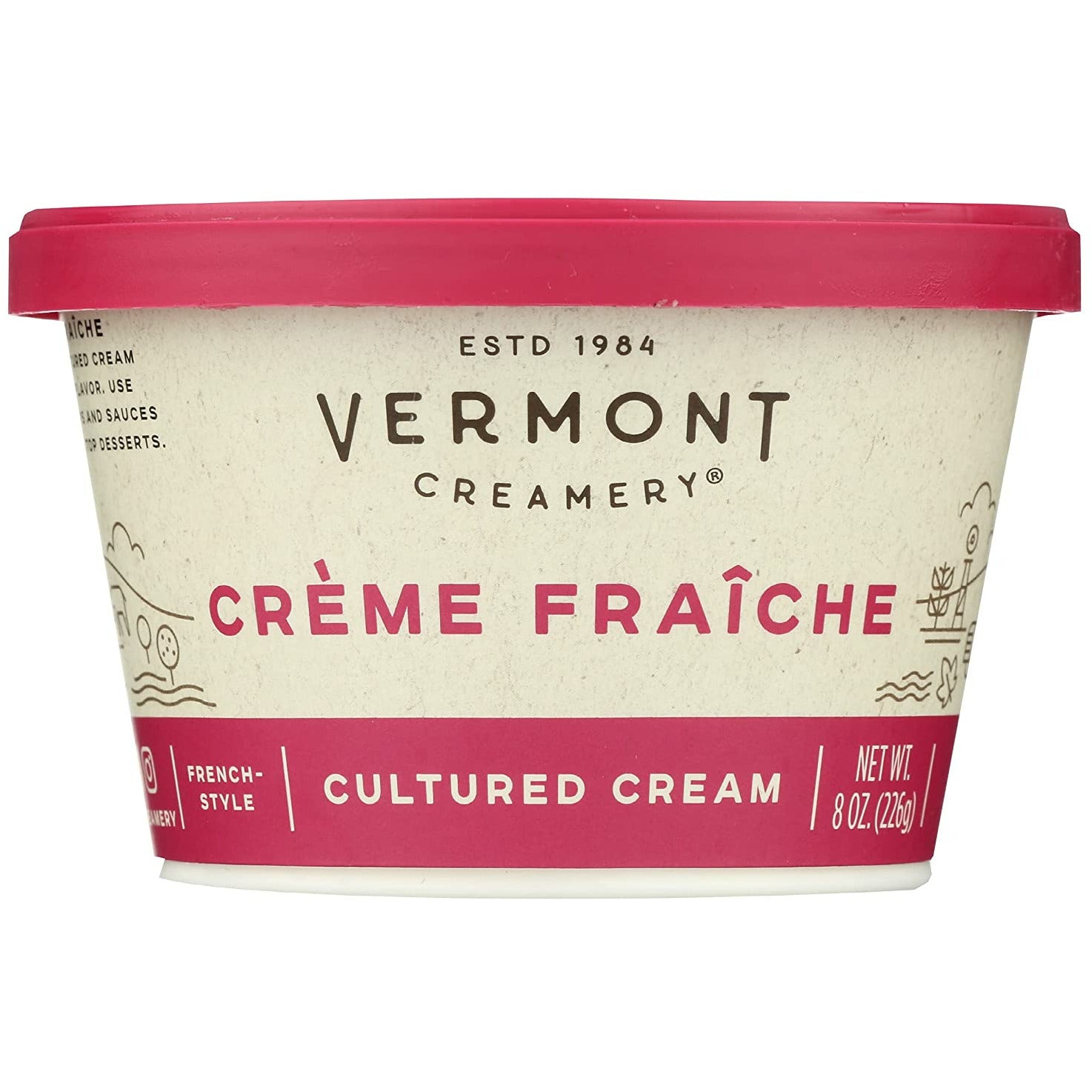 Vermont Creamery, Crème Fraîche, 8 oz