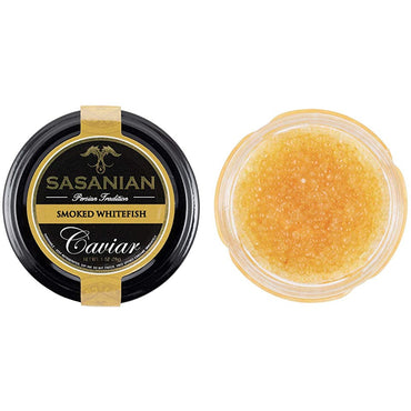 Sasanian Caviar, Caviar Whitefish Smoked Wild, 1 Ounce