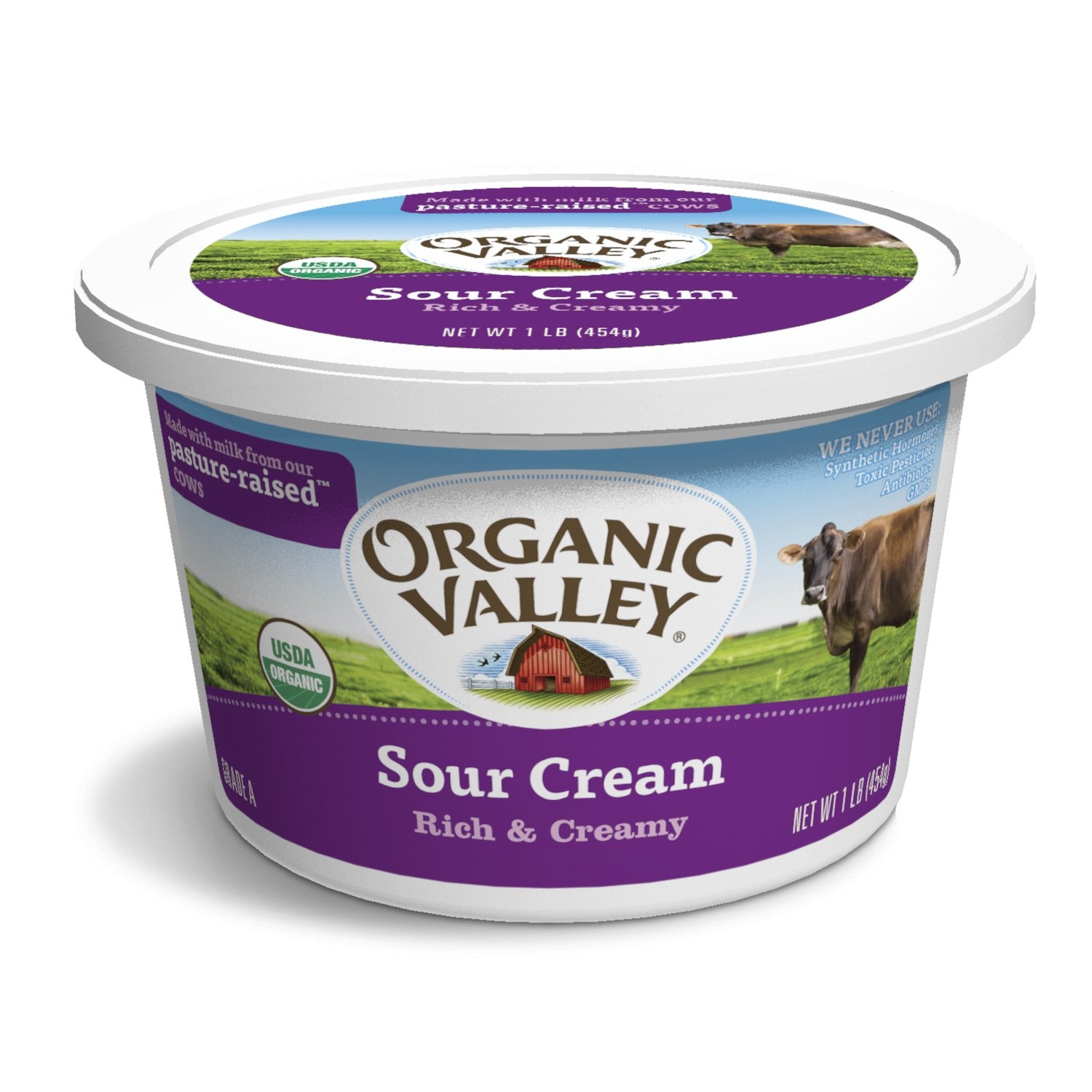 Organic Valley Organic Sour Cream, 16 oz