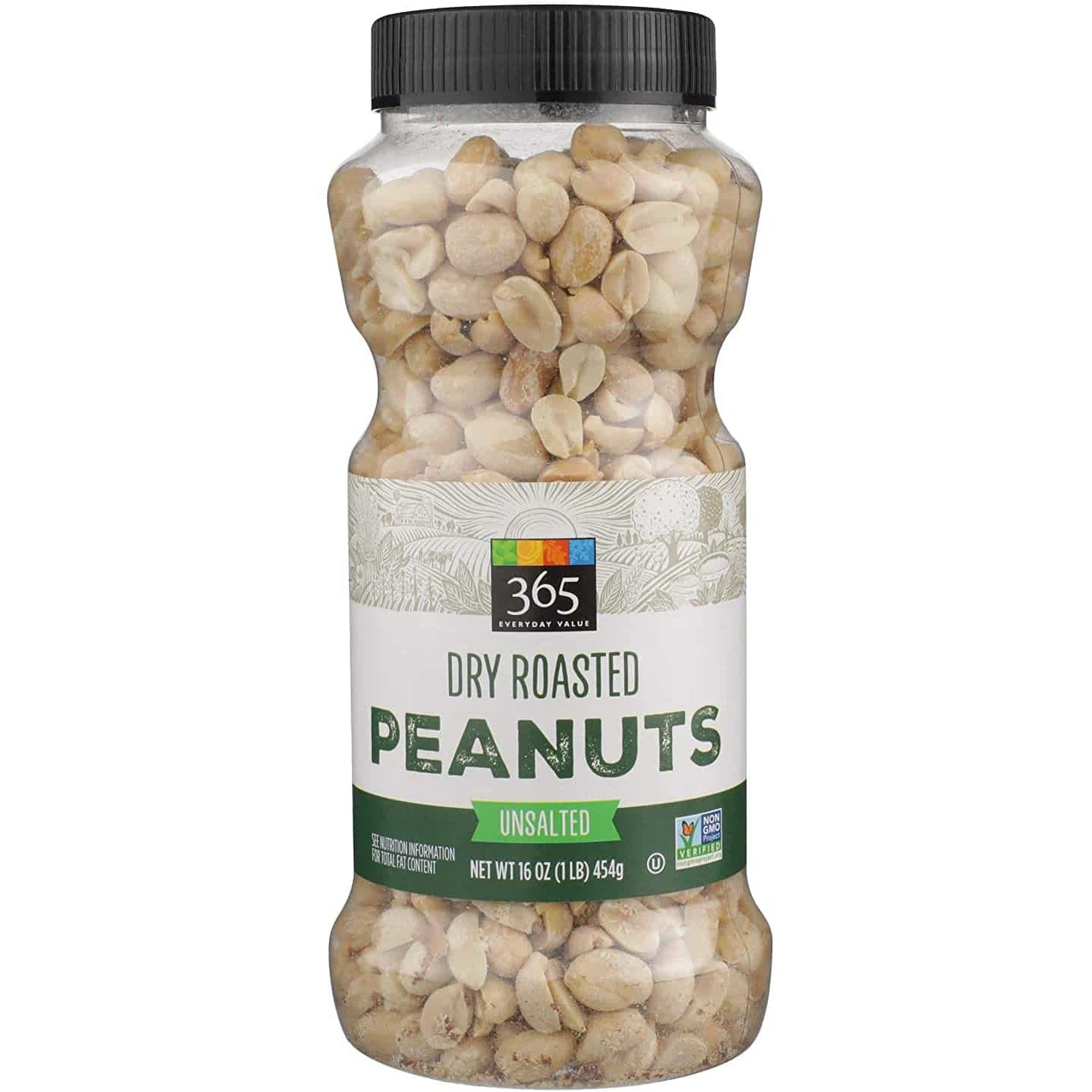 Peanuts, Dry Roasted, 16 oz