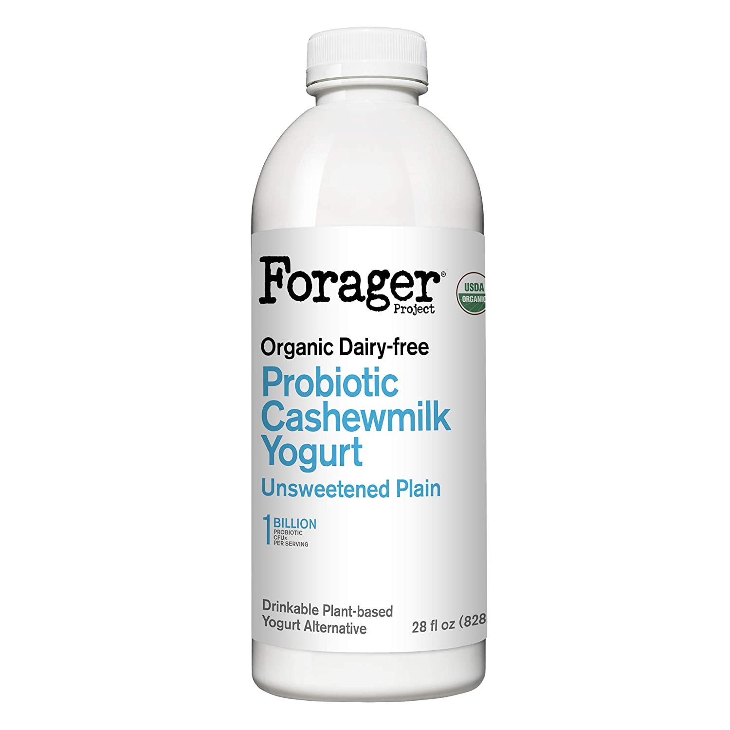 Forager Unsweetened Plain Probiotic Cashewmilk Yogurt, 28oz