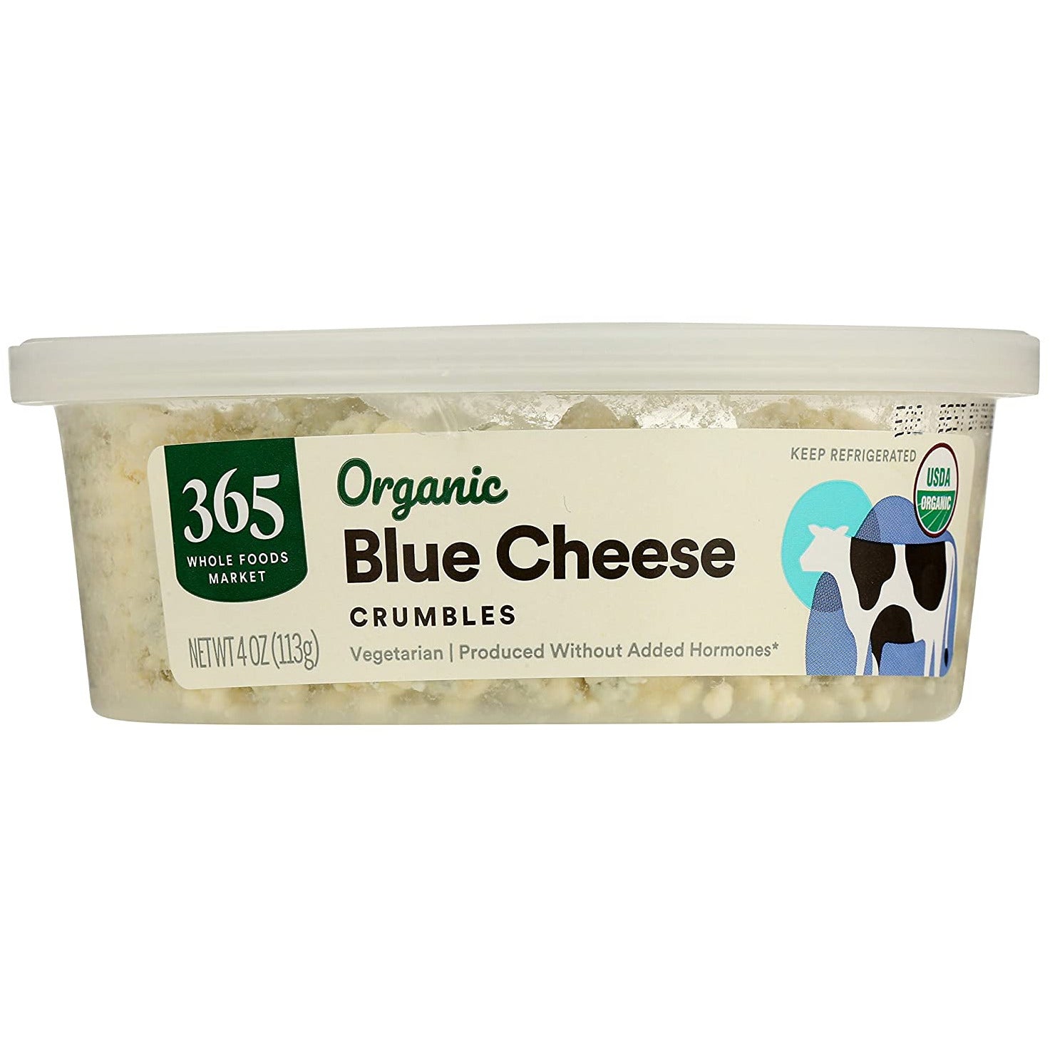 Organic cheese Crumbles, Blue Cheese 4 Ounce