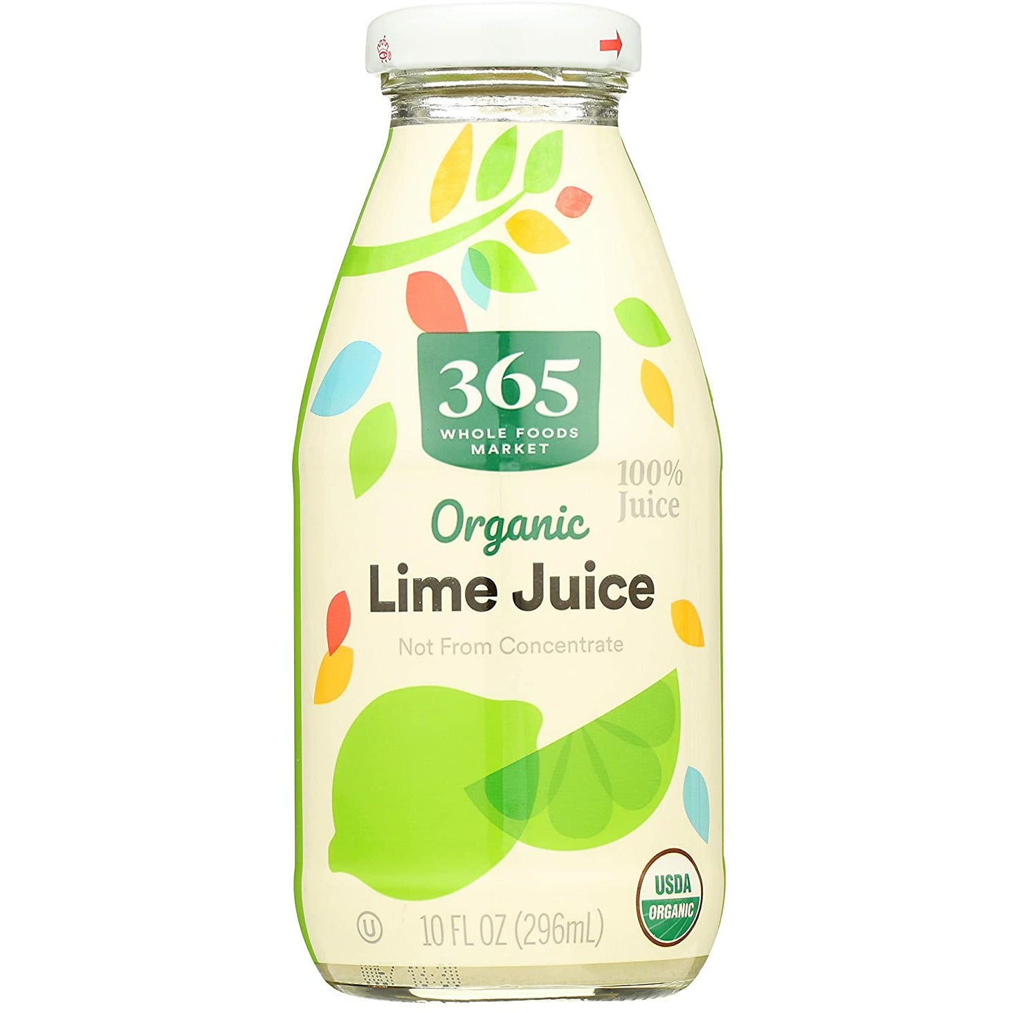 365 by Whole Foods Market, Organic 100% Juice Not From Concentrate, Lime, 10 Fl Oz