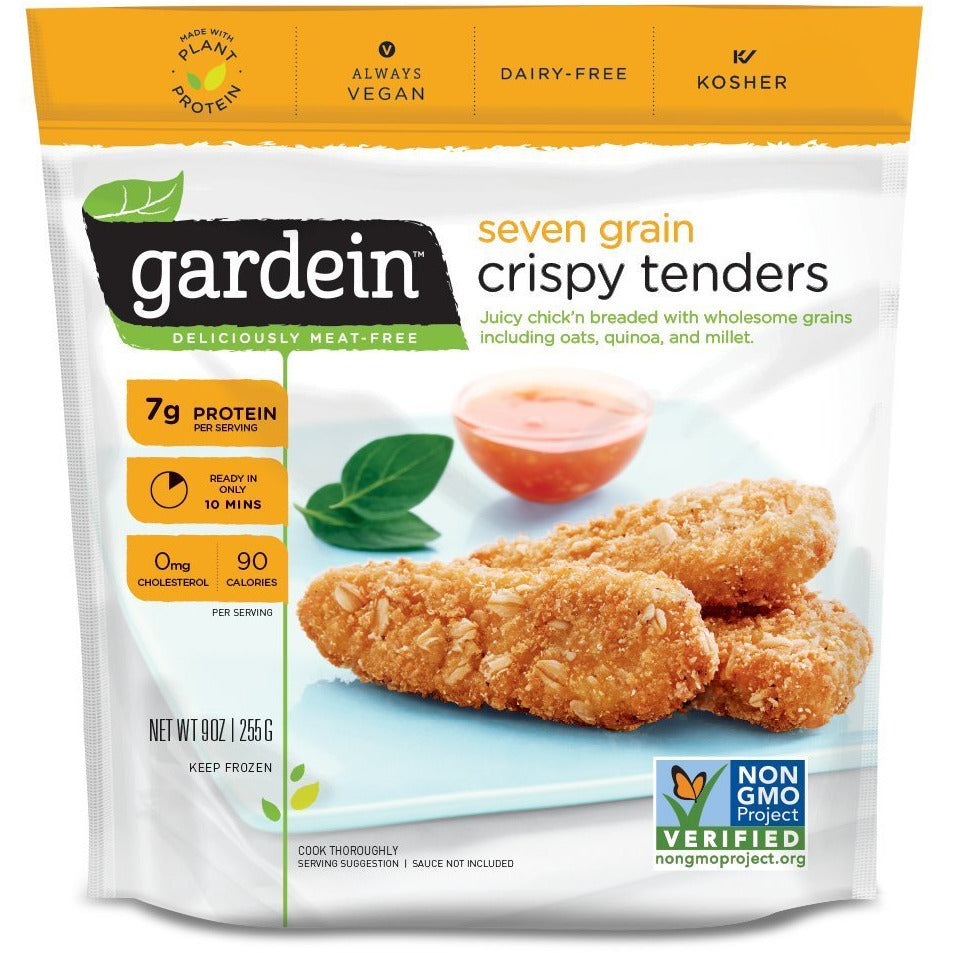 Gardein Seven Grain Crispy PlantBased Chick'n Tenders Frozen 9 oz