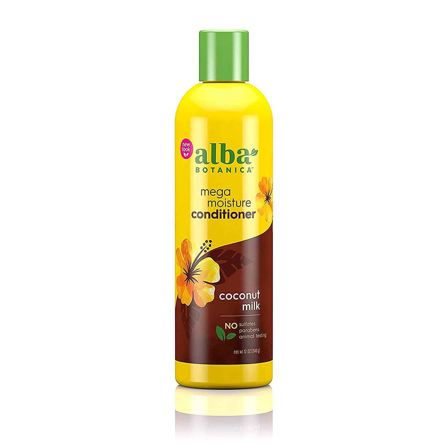 Alba Botanica Drink It Up Coconut Milk Hawaiian Conditioner, Yellow , 12 oz. (Allow for 3 - 4 days Shipping)