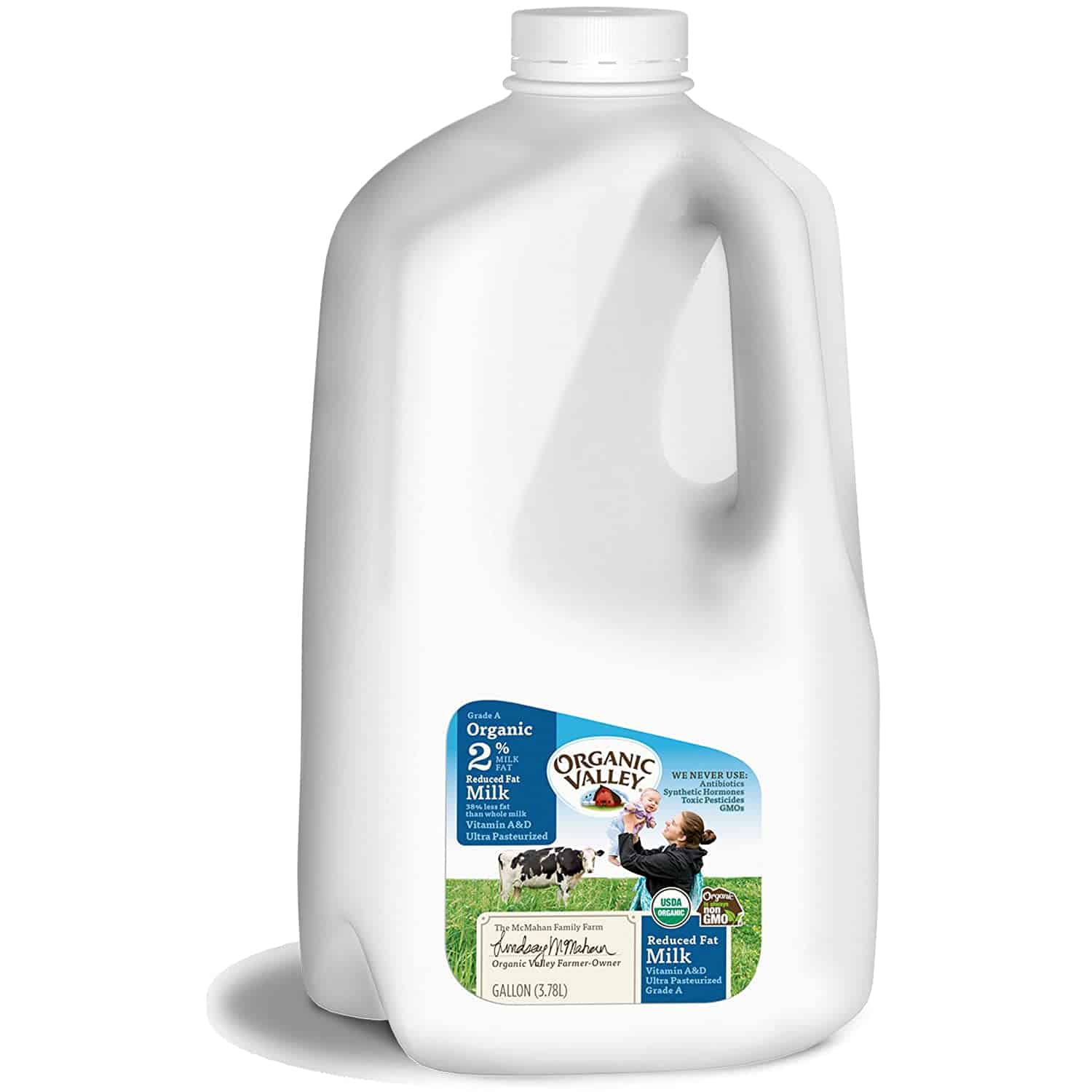 Oasis Fresh 2% Reduced Fat Organic Milk, Organic Valley Ultra Pasteurized Gallon