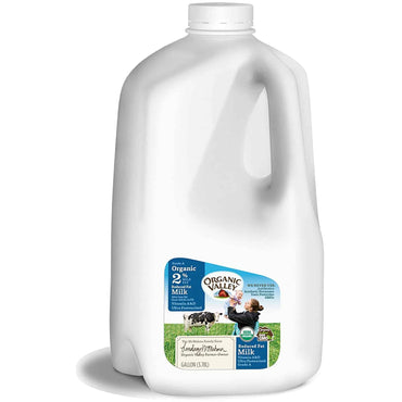 Oasis Fresh 2% Reduced Fat Organic Milk, Organic Valley Ultra Pasteurized Gallon