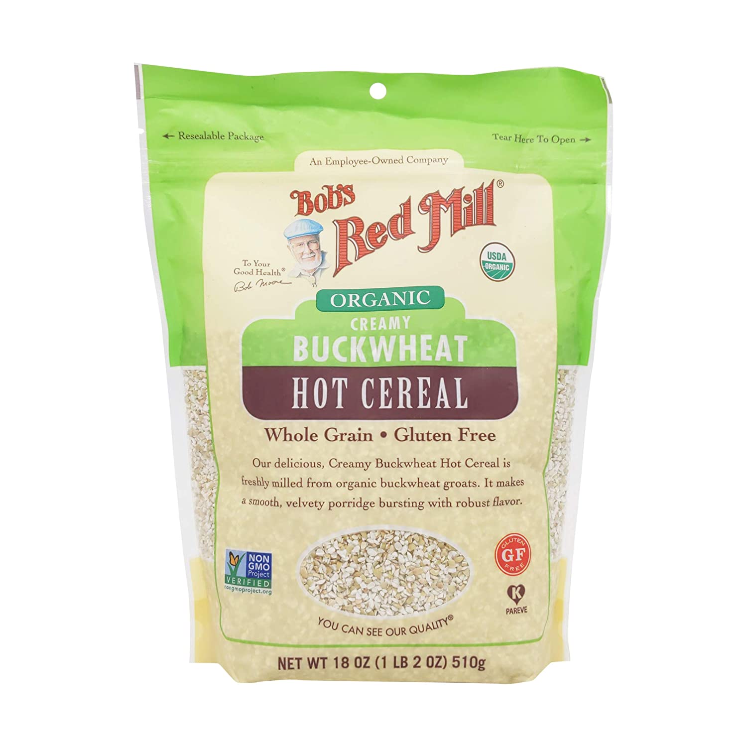 Oasis Fresh BOBS RED MILL Organic Buckwheat Cereal, 18 OZ