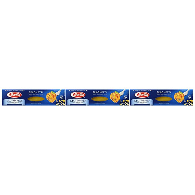 Barilla Pasta de espagueti sin gluten, cajas de 12 onzas (paquete de 3)