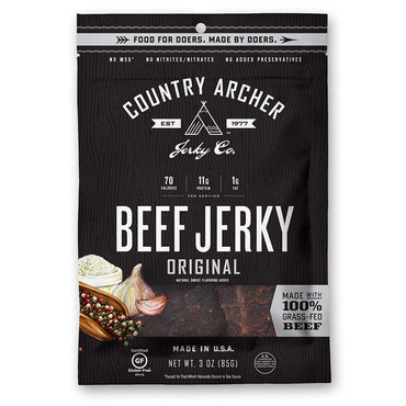 Country Archer, Original Beef Jerky, 3 Ounce